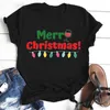 クリスマスTシャツワインカップクリスマスハットメンズアンドレディースTシャツ半袖