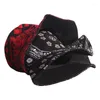 Berets 2023 Black Red Design Fisherman Hat Womer