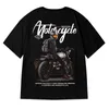 Men's T-Shirts American Streetwear Motorcycle Men Graphic Printed T-shirts Summer Casual Cotton Y2K Tee Tops Hip Hop Fashion Oversized T Shirt 230719