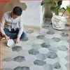 Papéis de parede 10 pçs adesivos de piso de banheiro Peel Stick autoadesivo à prova d'água antiderrapante azulejos hexagonais cozinha decoração de sala de estar