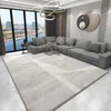 Mattor Nordiska ljus lyx vardagsrum matta soffor soffbord mattor modern enkelhet stil sovrum matt mjuk kristall sammet mattor r230801