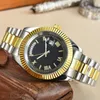 Luxury watch president plated gold watch daydate 228238 41mm full stainless steel orologio blue black green dial formal casual fashion watch automatic dh09 C23