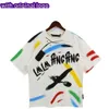 Mens Designer T Shirt Designer Shirts Men's T-shirts Pants Angel Letter Direct Spray Printing Kort ärm T-shirt Palmsss Tree Net Red Youth Spring and Summer