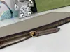 Modedesigner Clutch Bag Ophidia plånbok män kvinnor handväska högkvalitativ lyxig marmont handväska dubbla bokstäver korthållare fashionabla digram kosmetiska väskor 956d