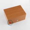 Top-Qualität, luxuriöse neue quadratische Woody-Uhrenboxen für Omega-Box, Uhrenbroschüre, Kartenetiketten und Papiere in englischer Herren-Armbanduhrhülle Gi277p