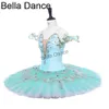 Сцена Wear Aqua Brind Performance Competite Ballet Costume Green Adult Professional Tub