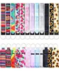24pieces Chapstick KeyChain Holders Set With Wristlet Lanyards Lipstick Holder Sleeve Pouch Lip Balm Holder for Chapstick3509221