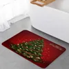 Carpets Christmas Tree Bells Stars Entrance Doormat Kitchen Mat Carpet Living Room Home Hallway Rugs Bathroom Door Mats