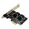 새로운 추가 카드 SATA3 PCI-E PCIE PCI Express SATA 3 컨트롤러 멀티 플라이어 SATA 카드 확장 PCI E PCIE X1 SATA 포트 어댑터 304A