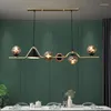 Lustres Moderne Led Lustre Plafond Lustre Boule De Verre Cuisine Salle À Manger Pendentif Luminaire Décor À La Maison Intérieur Lampe Suspendue Éclairage