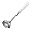 Spoons 045 Wall Hanging 304 Stainless Steel Integral Forming Spoon Pot Scoop Oil Separation