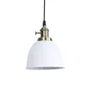 Pendantlampor Nordisk LED -lampa med svart järn Lampskärm Switch Retro Loft Decor Hanglamp Vintage Lights Cocina Accesorio