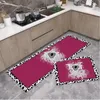 Fashionable Pad Soft Mat Household Long Kitchen Floor Mat Oil-Proof Waterproof Door Mat Bathroom Absorbent Door Mat