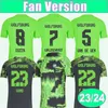 2023 24 Wolfsburg BAKU Voetbalshirts voor heren COZZA L.NMECHA ARNOLD WIND Home Away Trainingskleding Voetbalshirt Korte mouwen voor volwassenen Uniformen