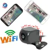 WiFi Ters Kamera Dash Cam Yıldız Gece Görüşü Araba Arka Görünüm Kamera Mini Vücut Su geçirmez Takograf İPhone ve Android294y