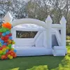 Commercial Outdoor White Bounce House Inflatable Jumper Jumping Castle With Slide Combo For Wedding322W