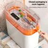 Les poubelles intelligentes 13L peuvent être automatiquement emballées avec des capteurs. Poubelle cuisine salle de bain étanche poubelle cube outil de nettoyage 230719