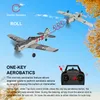 Aircraft Modle FW 190 RC Plane 2 4G 4CH 402mm Wingspan One Key Aerobatic RTF Fighter Mini Warbird Airplane Toys Gifts 230719