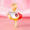 Card Captor Cardcaptor Sakura Seal Key 925 Серебряное серебряное ожерелье серебряное ожерелье косплей серебряная цепная цепь коробка 258L