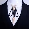 Bolo Ties Retro Deer Head Bolo Tie Bowtie Koreaanse Britse Mode Heren Dames Overhemden T-shirts Accessoires Lange Trui Keten Kettingen HKD230719