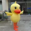 2017 Factory direct Fast Ship Rubber Duck Mascot Costume Big Yellow Duck Cartoon Costume fancy party Dress of Adult children291W