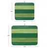 Tapis de table rétro Grain de bois vert plat séchage tapis pour cuisine bol à thé Pot évier tampon absorbant facile à nettoyer vaisselle pliable