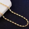 Ketens mode 18k gouden ketting 2mm 16/18/20/22/24/26/28/30 inch zijketen voor vrouwen mannen sieraden zilver