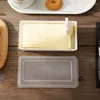 Storage Bottles Butter Box Cheese Cutting Crisper Sealed Rectangular Baking Tools Container Keeper With Cutter Tool