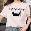 Friends TV-Show-T-Shirt Amerikanische TV-Serie Freunde periphere Kurzarm-Paar-T-Shirts für Männer und Frauen