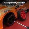Coche eléctrico RC 1 16 4WD RC Drift Racing 2 4G Control remoto Tracción en las cuatro ruedas GTR Modelo de juguete 230719