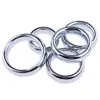 6 Size Metalen Cockring sexy-Speelgoed Voor Mannen Penis bondage lock Vertraging Ejaculatie Ringen Gewicht Cockring sexy speelgoed Volwassenen 18292t