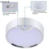 Ceiling Lights LED Modern White & Warm Color ABS Motion Sensor Lamps For Kitchen Living Bedroom Study Corridor El