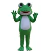 2018 mascotes personalizados de alta qualidade sapo verde mascote traje adlut roupas personagens de desenho animado sapo mascotes278E