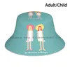 Berets Les Demoiselles de Rochefort-Rochefort Bucket Hat Sun Cap las se？oritasの若い女の子