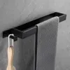 40cm Bathroom Stainless Steel Towel Rack Washcloth Facecloth Holder Self-Adhesive Home Kitchen Supplies L230704