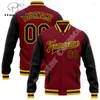 Мужские куртки мод на заказ номера номера логотип красочный рисунок узор 3d Хараджуку Университетская одежда унисекс повседневное бейсбольное пальто Botton бейсбольная куртка x1
