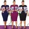 Ethnic Clothing 2 Piece Set Tops And Dress Suits Plus Size Africa Clothes For Women Dashiki Elegant Turkish Office Lady Party Dresses Outfit