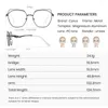 Óculos de sol Cyxus moda olho de gato óculos para homens e mulheres anti-radiação óculos armação de metal 8096