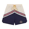 9ZTLデザイナーショーツRhude Summer Fashion Beach Pants Men High Quality Street Wear Red Blue Black Purple Mens Short US SiizeS XL