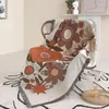 Stol täcker rutig soffa filt bohemiskt omslag kasta blanekt -säng dekorativ boho picknick med tofs