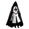Costumes de tunique des templiers croisés médiévaux pour hommes Renaissance Halloween Surcot Guerrier Noir Peste Cape Cosplay Top S-3XL Y263D
