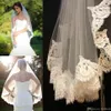 2019 to reach the veil lace short design single wedding bride's waist long hair comb Custom Made Wedding Veil R215o