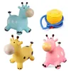 Balloon Inpany Bouncy Giraffe Hopper Inflatable Jumping Bouncing Animal Toys K1MA 230719