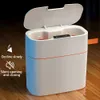 Atık kutuları 13L Akıllı Çöp, sensörlerle otomatik olarak paketlenebilir. Çöp kutusu mutfak banyo su geçirmez çöp küpü temizleme aracı 230719