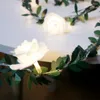 Saiten 1,5/3/4,5/6M Rose Blume Beleuchtung String LED Lichterkette Batteriebetriebene Hochzeit Valentinstag Party Girlande Dekor