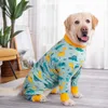 中程度の大きな犬用の犬アパレル犬パジャマジャンプスーツ