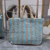 Designer Soft straw crochet Tote Bag women shoulder bag fashion handbags