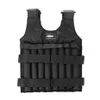 20kg 50kg Loading Weighted Vest For Boxing Training Workout Fitness Equipment Adjustable Waistcoat Jacket Sand Clothing254z