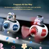 Car Air Freshener Car Air Freshener Cute Cartoon Cat Dog Auto Diffuser Rotating Propeller Auto Air Outlet Vent Fragrance Aromatherapy Deco x0720