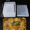 Transparent Silicone Mould Dried Flower Resin Decorative Craft DIY Storage tissue box Mold epoxy resin molds for jewelry T200917327G